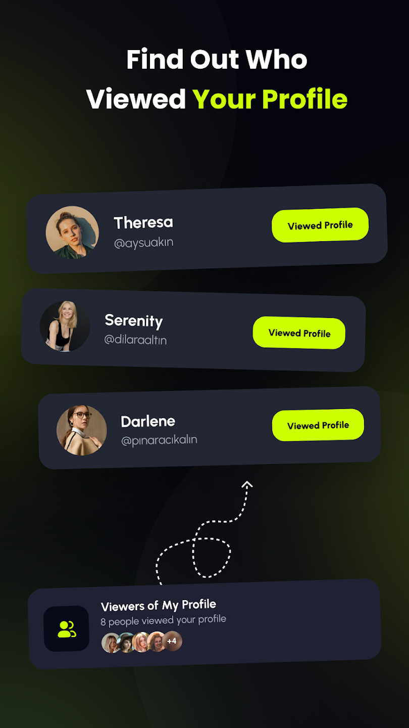 Stalked App Interface 1